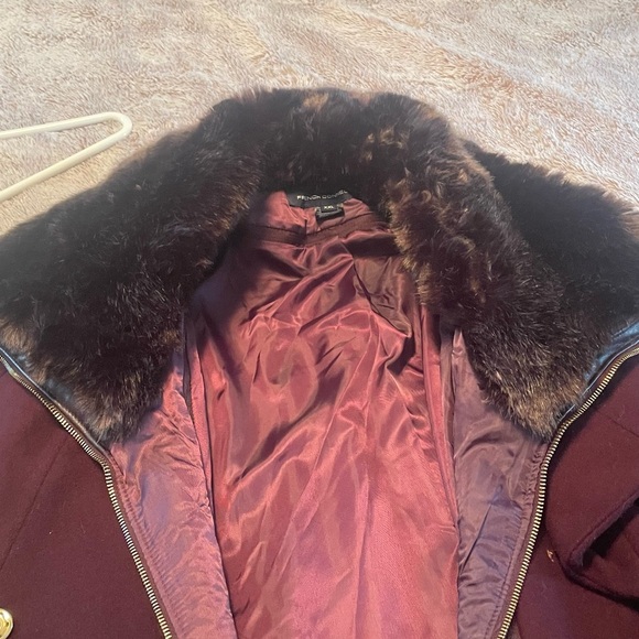 Women’s coat XXL coat with faux fur soft collar - Picture 5 of 5